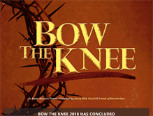 Tablet Screenshot of bowtheknee.com